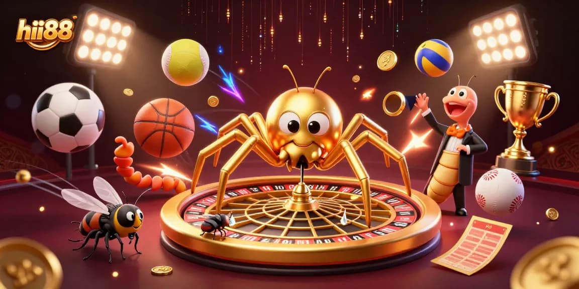 Experience the excitement of betting strategically at hii88 with a vibrant casino scene.