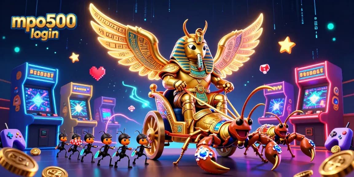 Experience seamless mpo500 login with vibrant casino visuals and dynamic gaming elements.