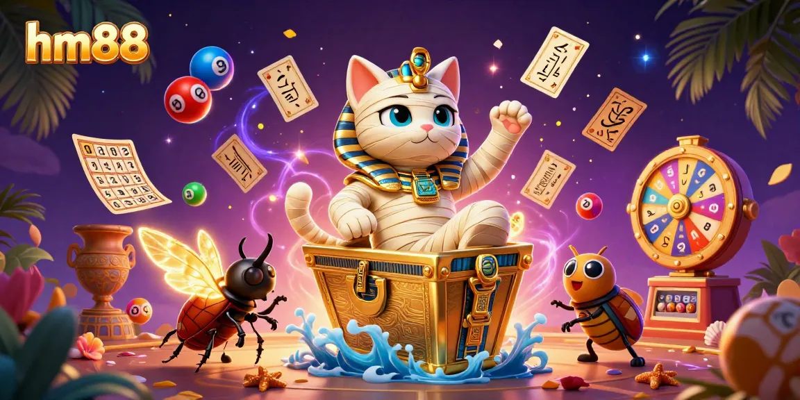 Players at hm88 enjoy captivating games in a vibrant casino scene with lively action.