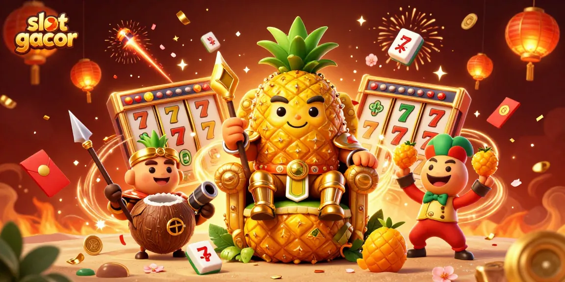 Experience the thrill of slot gacor with vibrant 3D characters and casino elements in action.