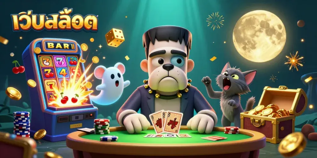 เว็บสล็อต แสดงการ์ตูน 3D สนุกสนานกับเกมสล็อตสุดมันส์และธีมคาสิโนสุดลี้ลับ