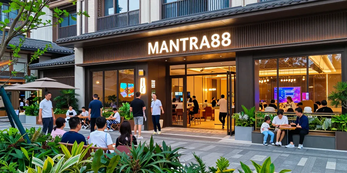Explore mantra88 login at MANTRA88, a modern entertainment hub with vibrant architecture and lively atmosphere.