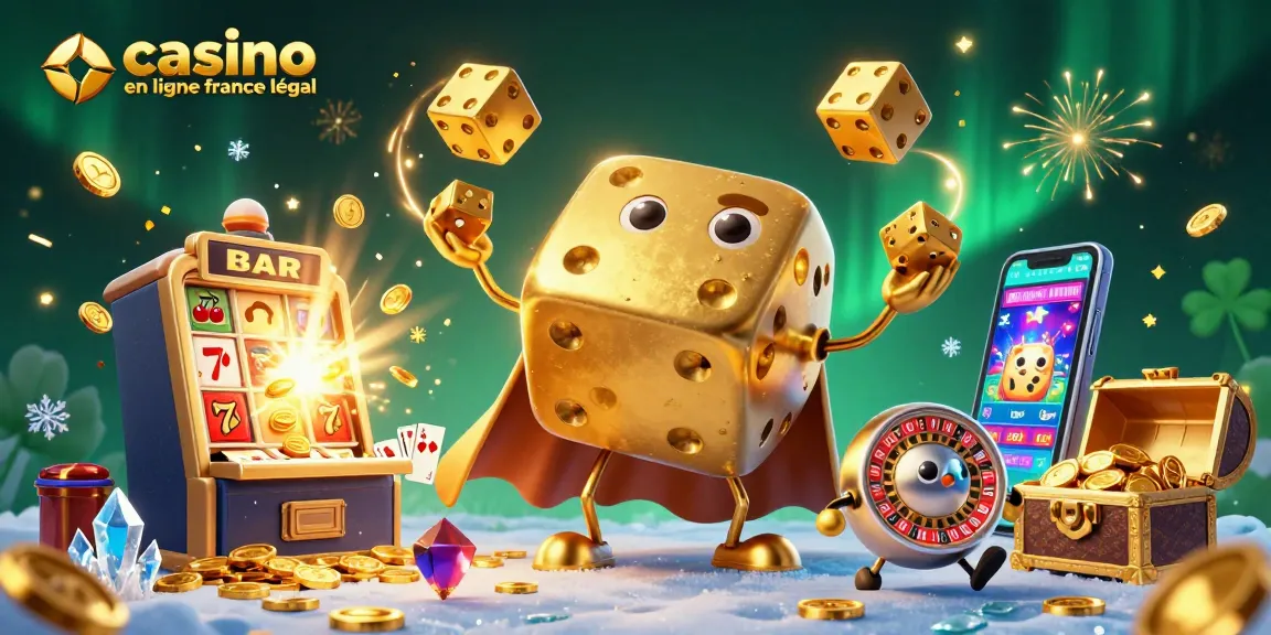 Jouez au casino en ligne France légal avec des dés dorés et un jackpot explosif!