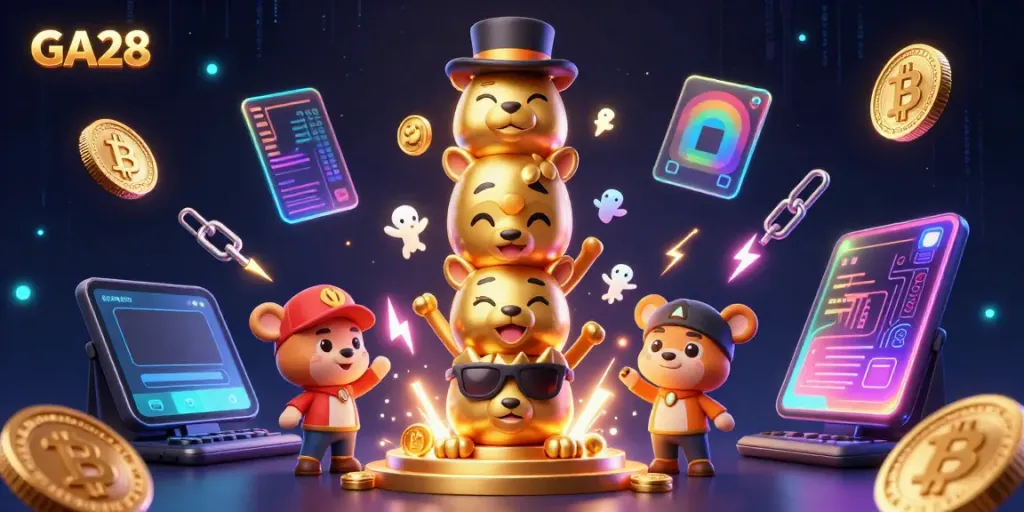 Experience GA28 with dynamic casino-themed graphics and vibrant 3D animations for immersive gameplay.
