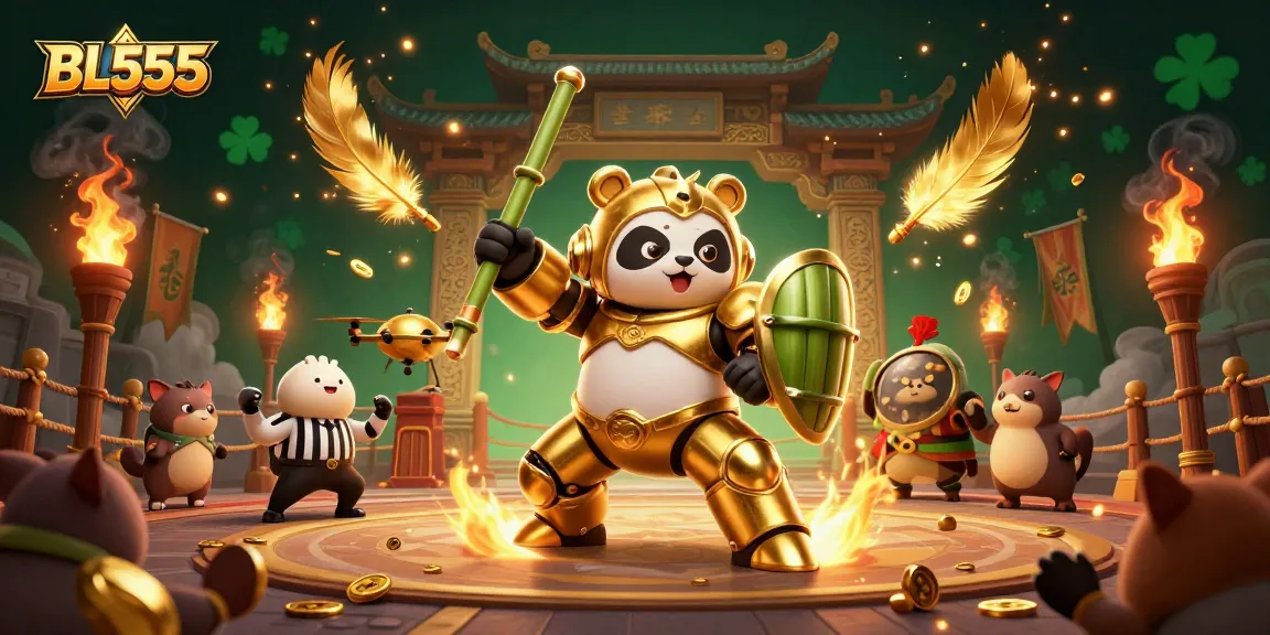 Engage in thrilling action at BL555's vibrant casino with exhilarating gameplay, golden panda, and stunning visuals.