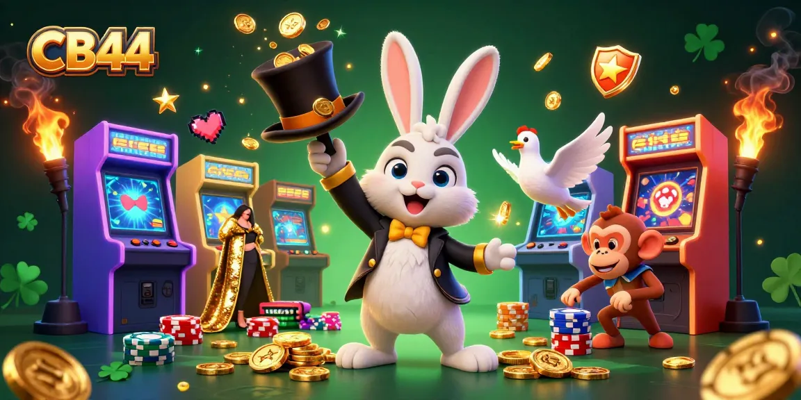Engage with the excitement at CB44, featuring a magician rabbit and games galore!