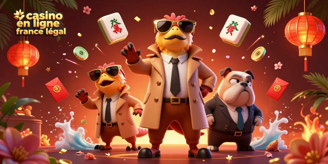 Visitez le casino en ligne légal en France à travers une scène amusante avec des personnages uniques.