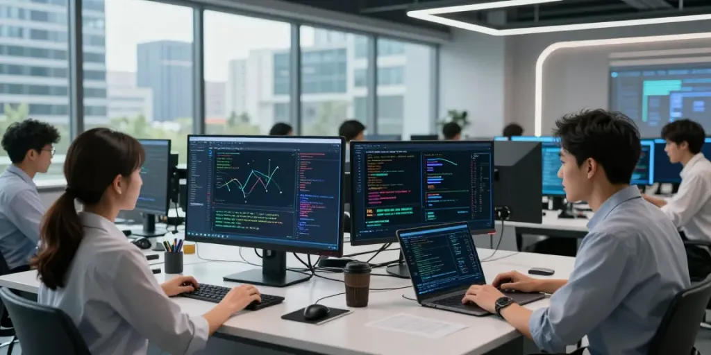 Collaboration in AI infrastructure workspace focusing on AI inference technology and GPU metrics
