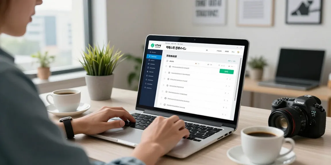 Detailed view of a modern workspace for 먹튀스팟 검증사이트, showcasing user interface elements and data analysis tools.