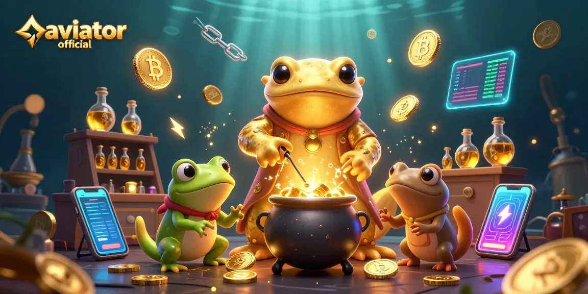 Engage with aviator official in this rich 3D cartoon casino scene showcasing alchemy and gold