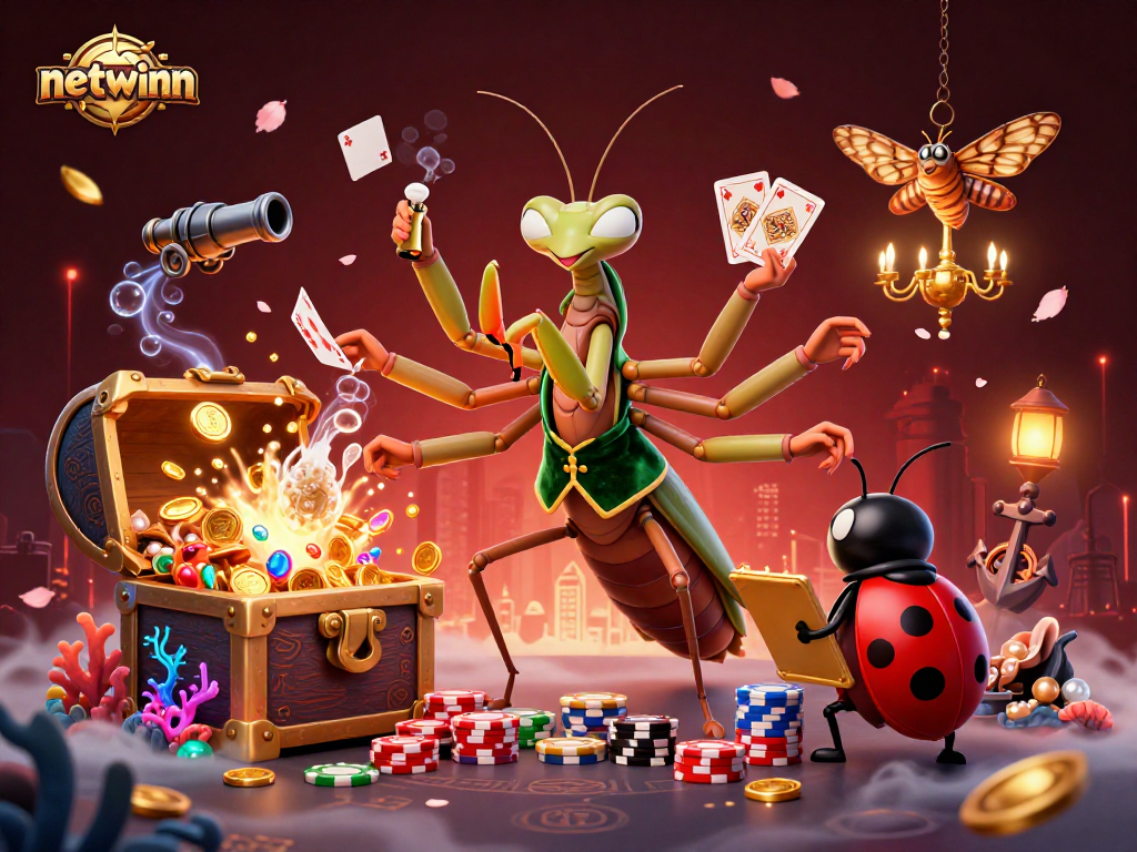 Experience fun at netwinn with animated characters delivering exciting gaming moments in an immersive casino