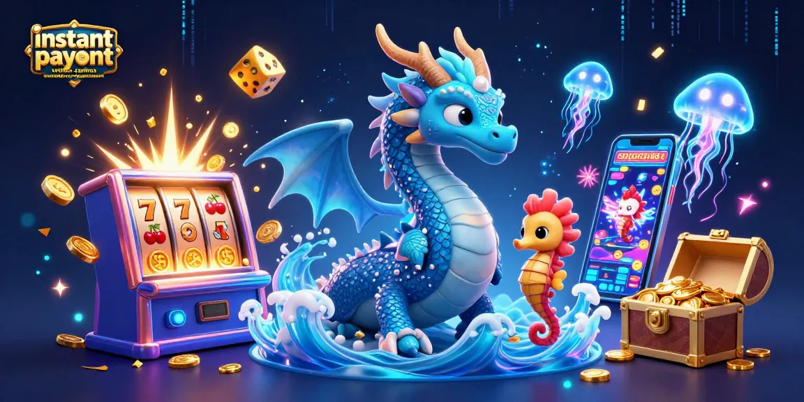 Experience winnings at instant payout online casinos Australia no deposit bonus with vibrant, dynamic 3D casino game art.
