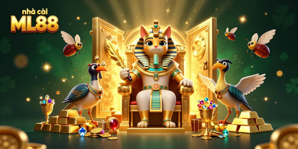 Engage with house advantages at nhà cái ML88 in this vibrant casino-themed illustration.