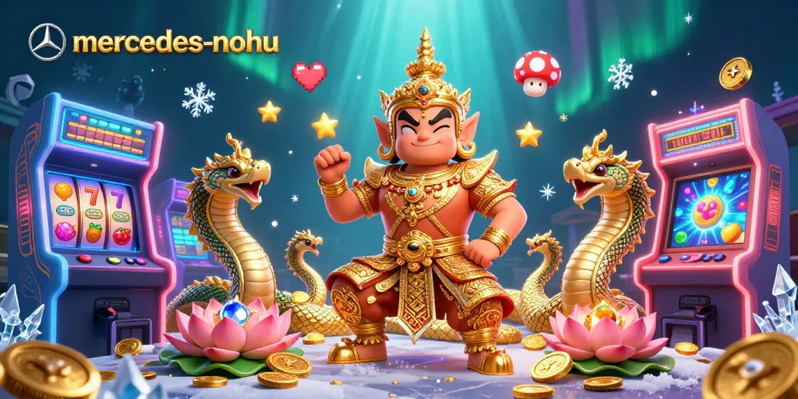 Experience the thrill at mercedes-nohu with vibrant slot machines and enchanting characters.