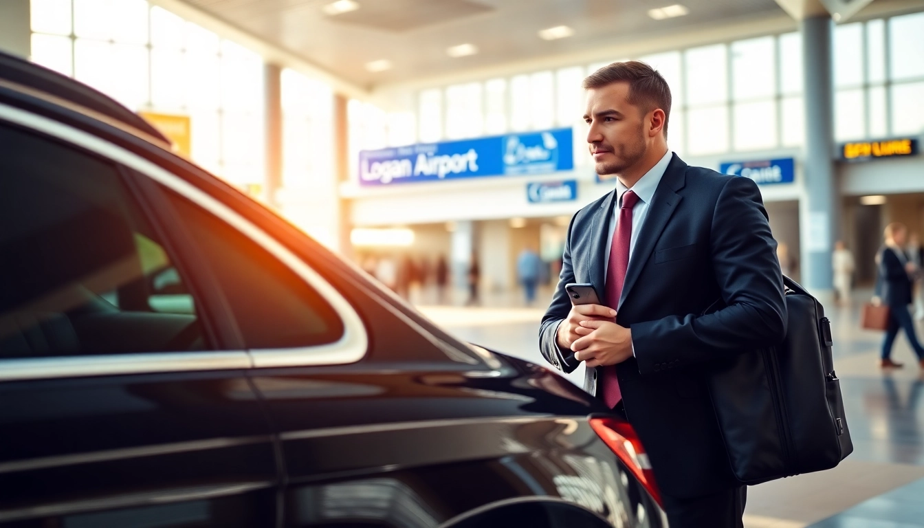 Experience the luxury of Boston Logan airport car service with professional chauffeur assistance.