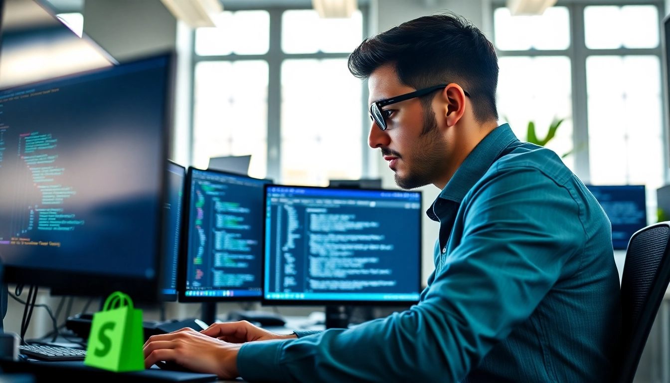 Implementing Headless Shopify development strategy in a collaborative workspace with modern tech.