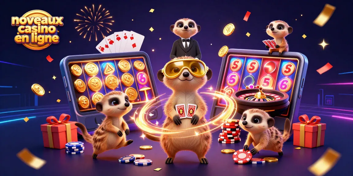 Icône marchandise des nouveaux casinos en ligne captivants avec jeux de cartes et smartphones en action.