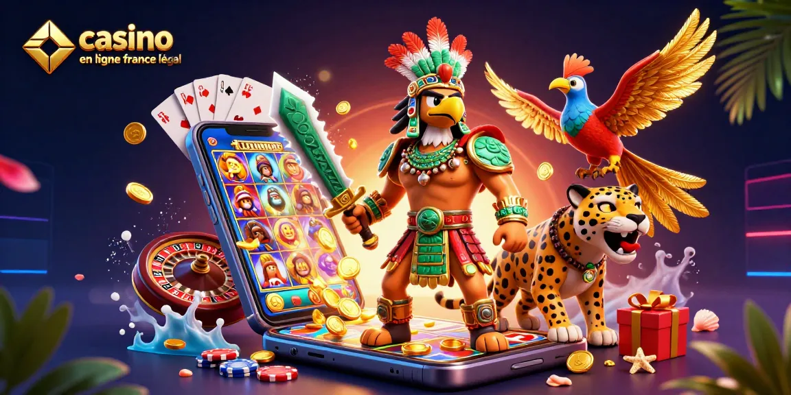 Venez découvrir le jeu avec le casino en ligne légal en France, des guerriers Aztecs et des éléments de casino!