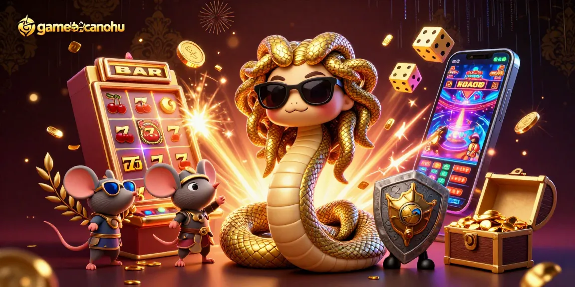 Spin the reels with gamebancanohu's charming Medusa and dynamic casino elements