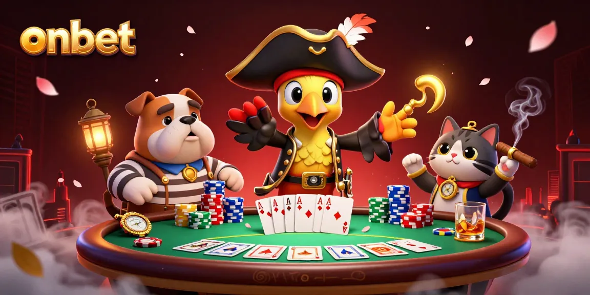Engage with onbet's lively casino scene featuring vibrant characters and exciting gaming elements.