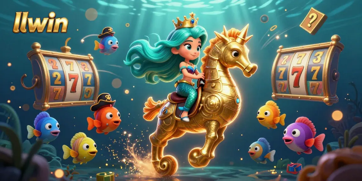 Experience thrilling slots at llwin with a vibrant mermaid princess and dynamic jackpot elements.