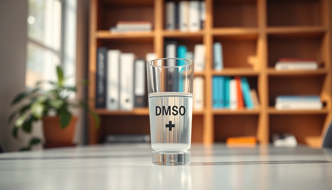Showcasing the benefits of drinking dmso in a professional setting with DMSO solution.