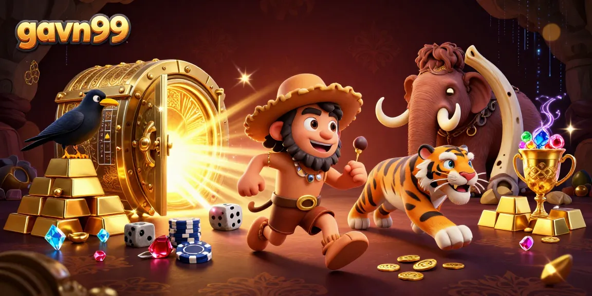 Experience thrilling gameplay at gavn99 with a dynamic scene featuring vibrant casino elements.