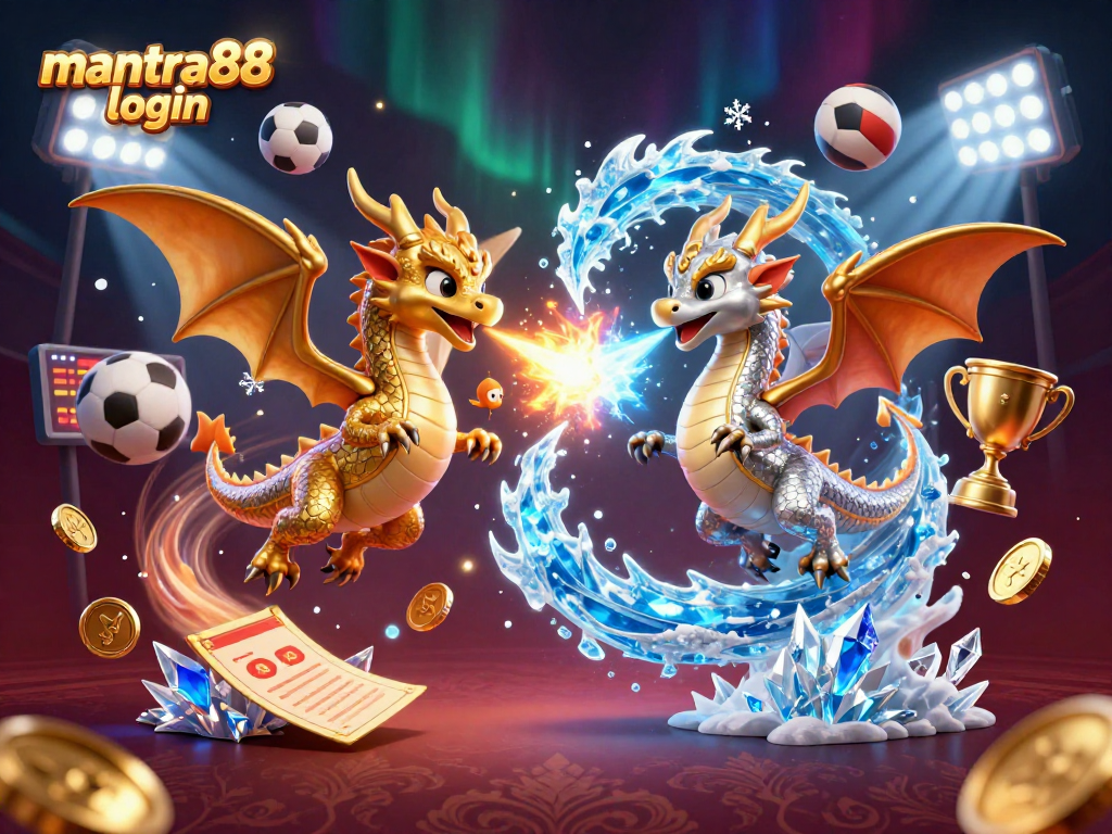 Engage with exciting gameplay at mantra88 login, featuring dynamic sports elements and mythical dragons.
