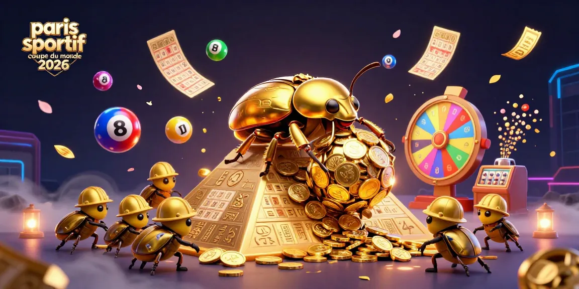 Pari sportif coupe du monde 2026 : une illustration captivante d'un scarabée doré et de symboles de casino