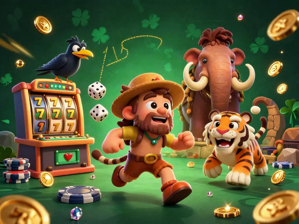 wslot888 adalah permainan slot yang menarik dengan karakter lucu dan suasana kasino prasejarah.