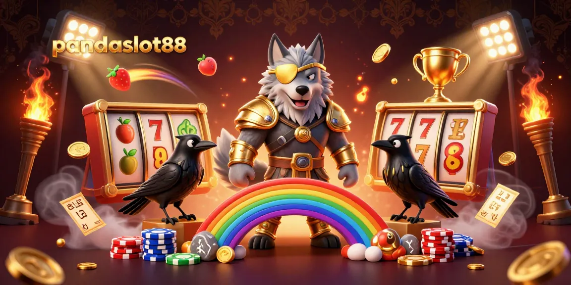 Permainan slot gacor di pandaslot88 dengan karakter menarik dan suasana warna-warni.